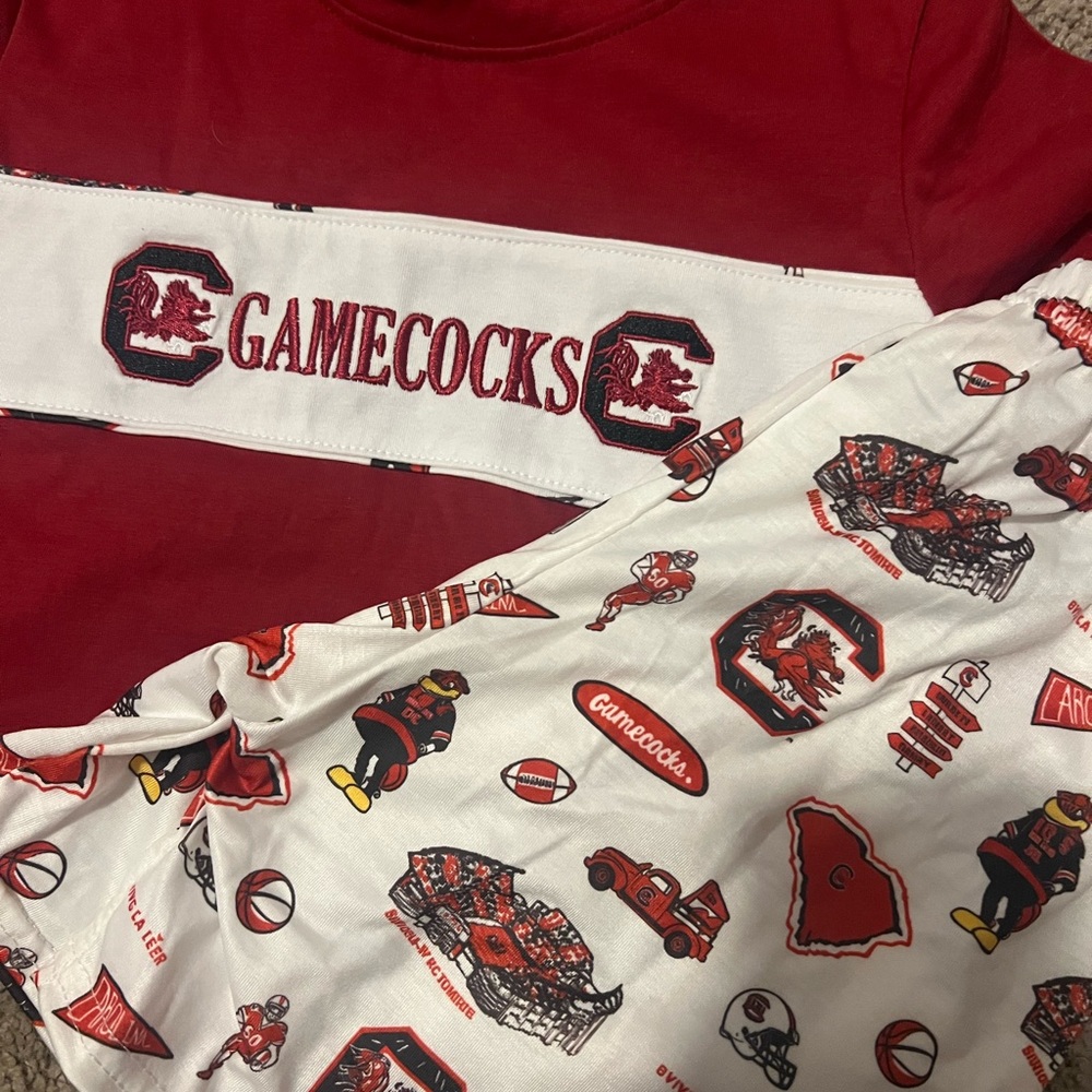 Smocked Gamecock set